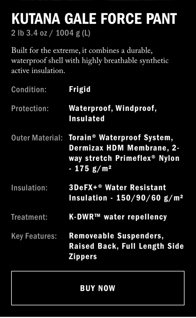 kuiu gale force pant review